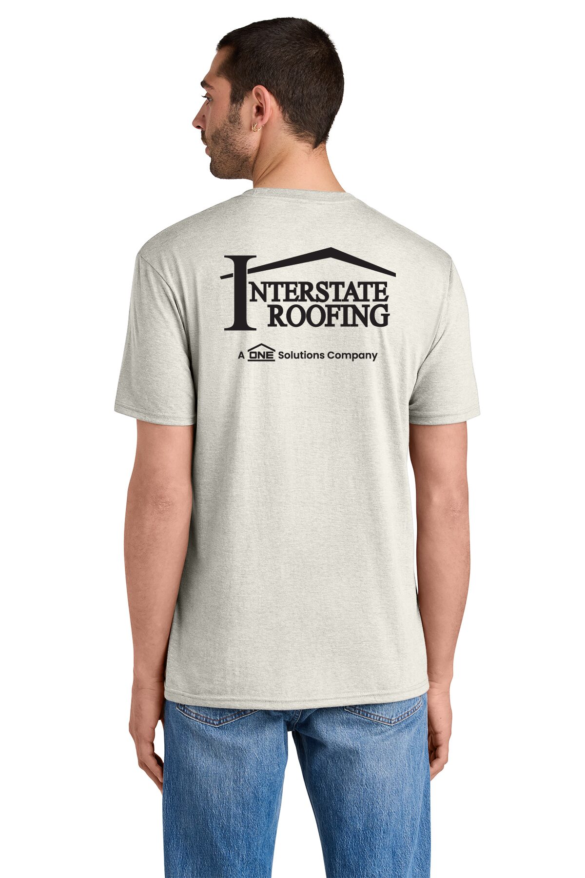 DM130 District® Perfect Tri® Tee Oatmeal Heather - Image 2